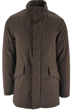 Outlet Giaccone Lungo in Softshell / Uomo Giubbotti