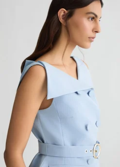 Clearance Gilet Doppiopetto con Cintura / Donna Top