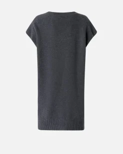 Discount Gilet in Maglia di Misto Cashmere / Donna Maglieria