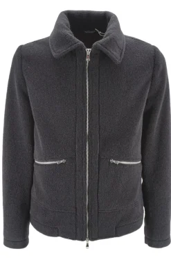 Online Giubbino in Maglia con Cappuccio / Uomo Cappotti