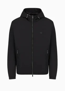 New Giubbino in Nylon con Cappuccio / Uomo Giubbotti
