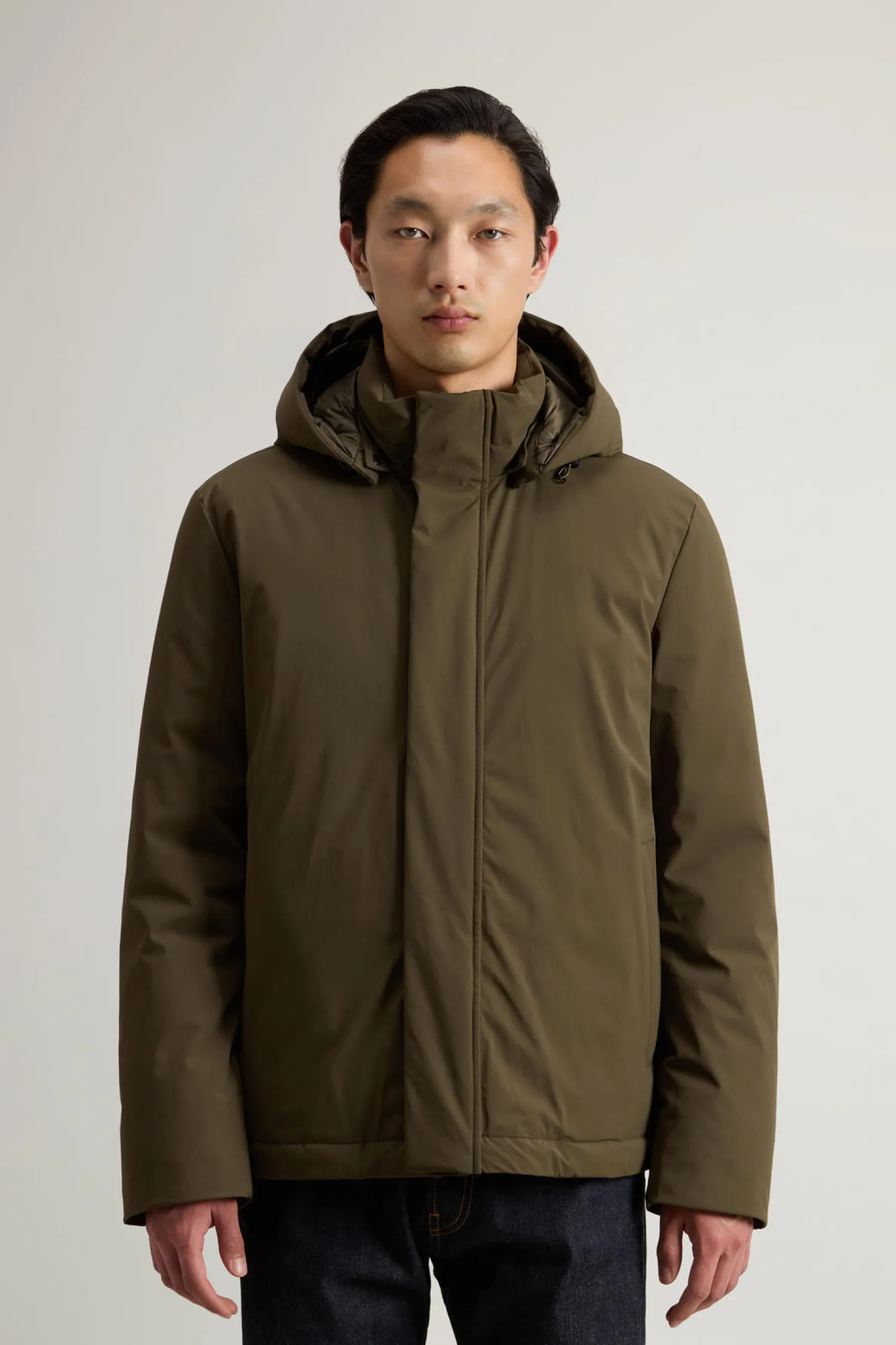 Discount Giubbino in Nylon Elasticizzato / Uomo Giubbotti