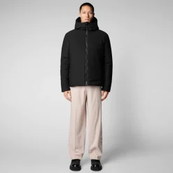 Clearance Giubbino in Soft Shell con Cappuccio / Uomo Giubbotti