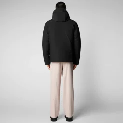 Clearance Giubbino in Soft Shell con Cappuccio / Uomo Giubbotti
