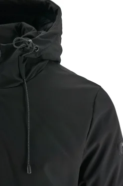 Outlet Giubbino Over in Softshell con Cappuccio / Uomo Giubbotti