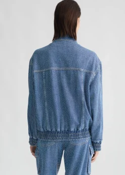 Sale Giubbotto in Denim con Strass / Donna Giubbini|Denim