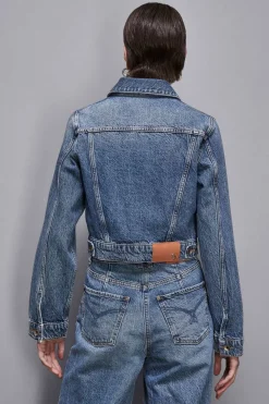 Discount Giubbotto in Denim Estivo / Donna Giubbini|Denim