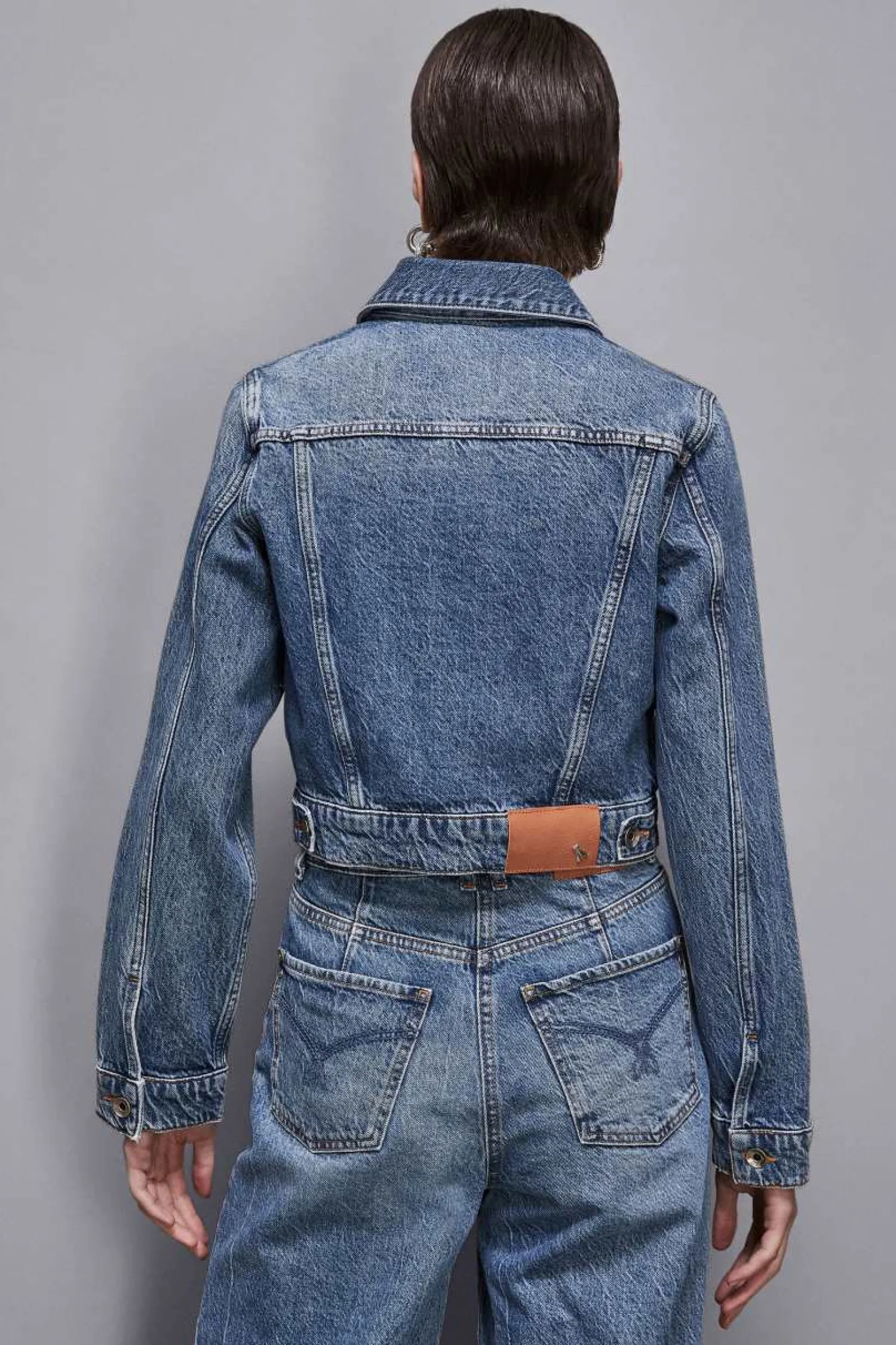Discount Giubbotto in Denim Estivo / Donna Giubbini|Denim
