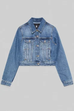 Discount Giubbotto in Denim Estivo / Donna Giubbini|Denim