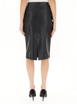 Clearance Gonna a Tubino in Ecopelle / Donna Gonne