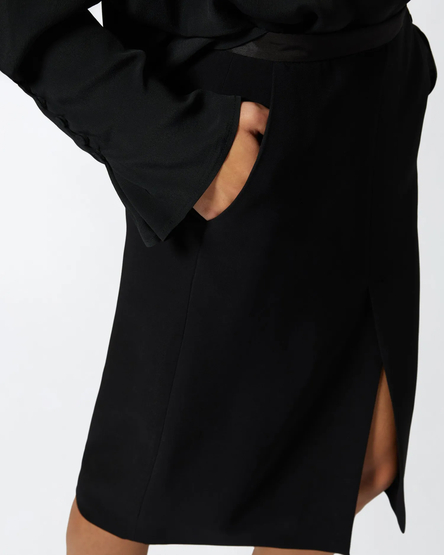Online Gonna Aderente in Cady Tecnico / Donna Gonne