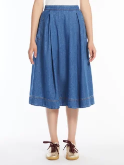Sale Gonna in Denim di Cotone / Donna Gonne|Denim