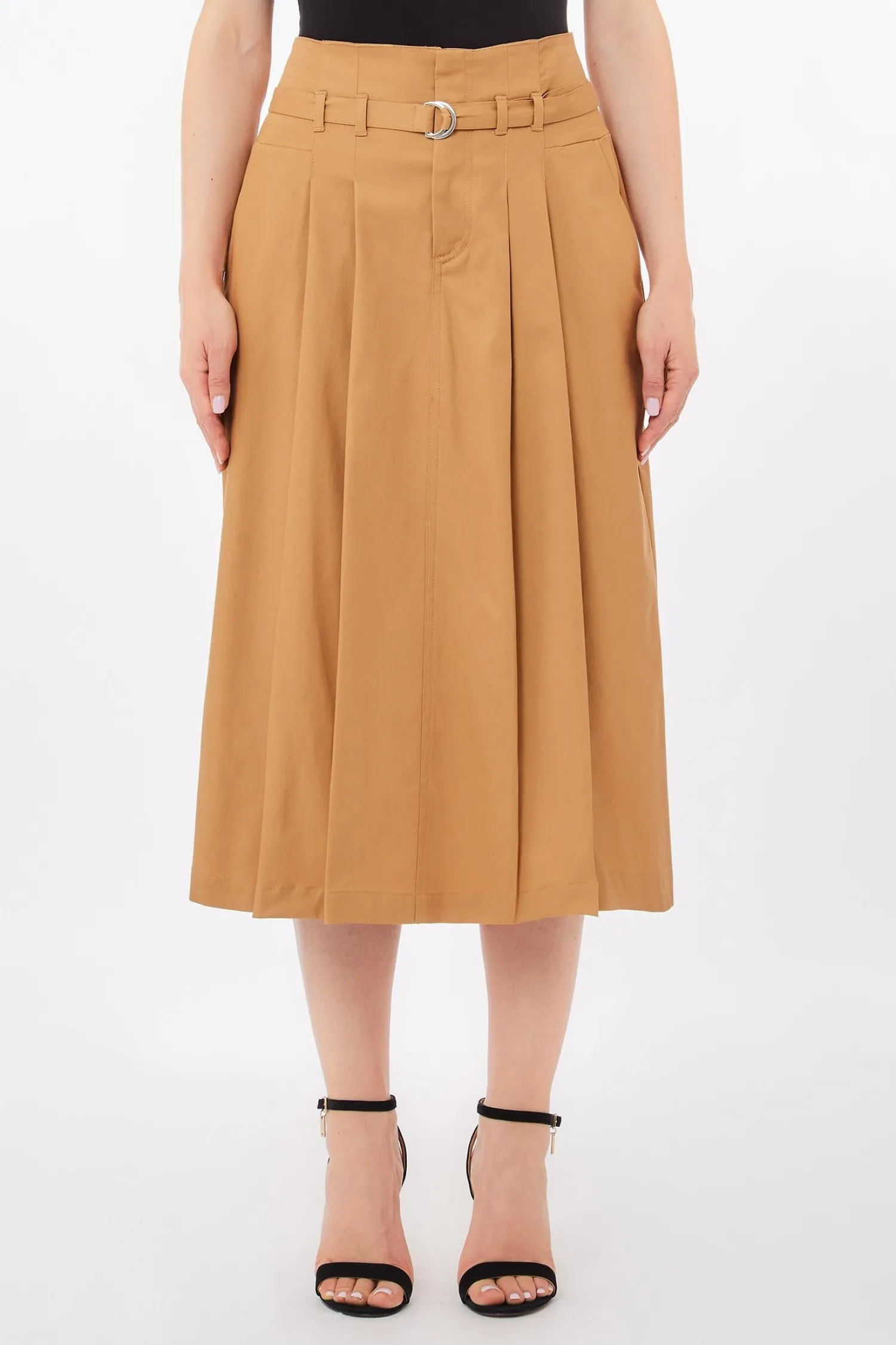 Outlet Gonna Midi a Pieghe / Donna Gonne