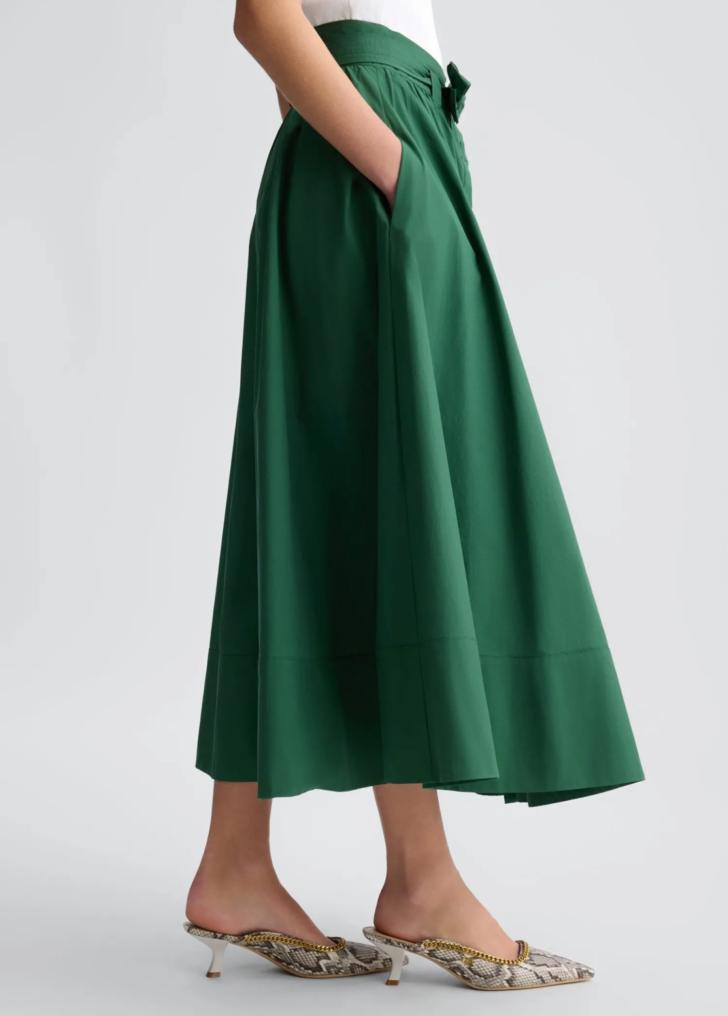 Clearance Gonna Midi in Cotone / Donna Gonne