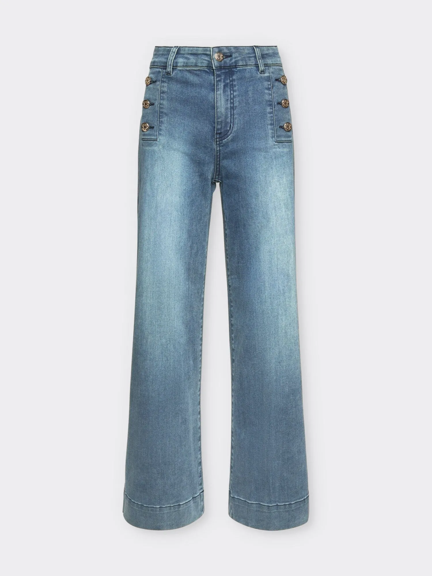 Outlet 5 Tasche con Dettagli / Donna Denim