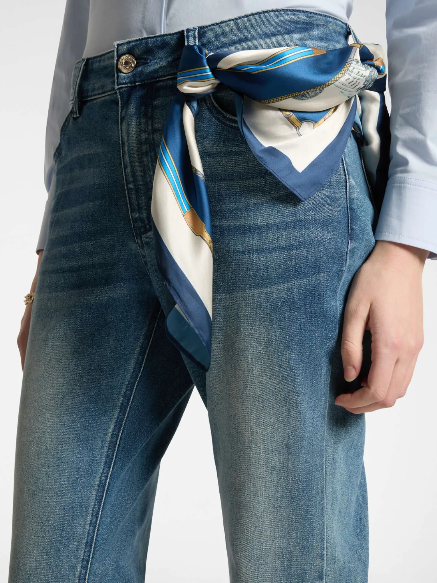 Outlet 5 Tasche Regular Fit / Donna Denim