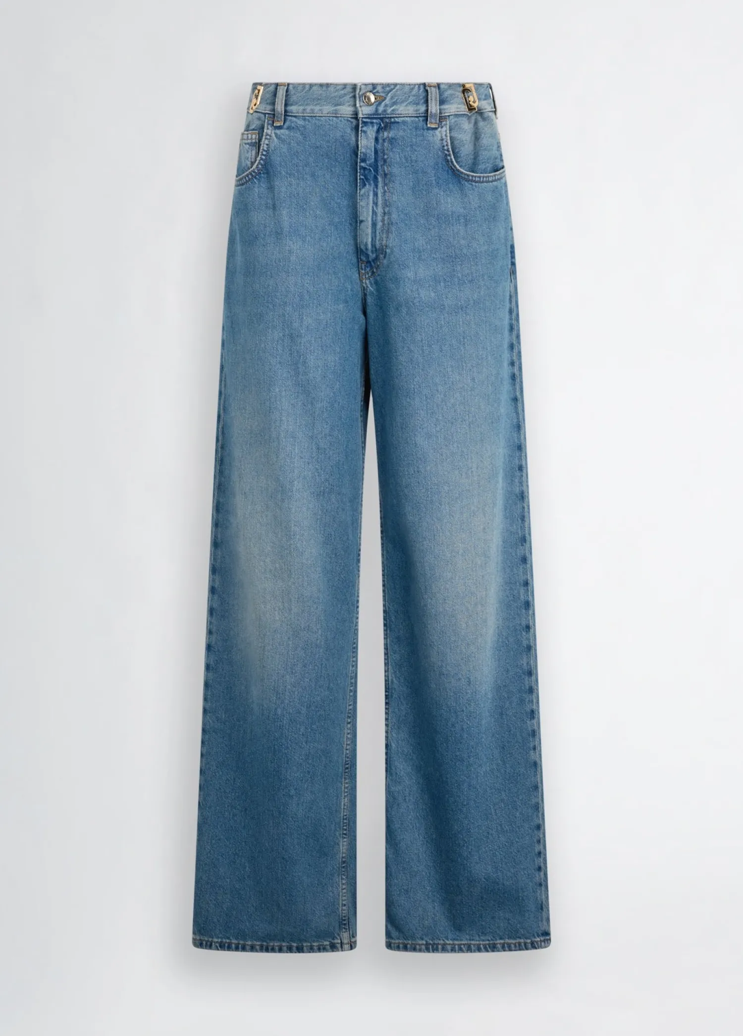 Sale Baggy a Vita Alta / Donna Denim