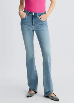 Hot Bootcut a Vita Alta / Donna Denim