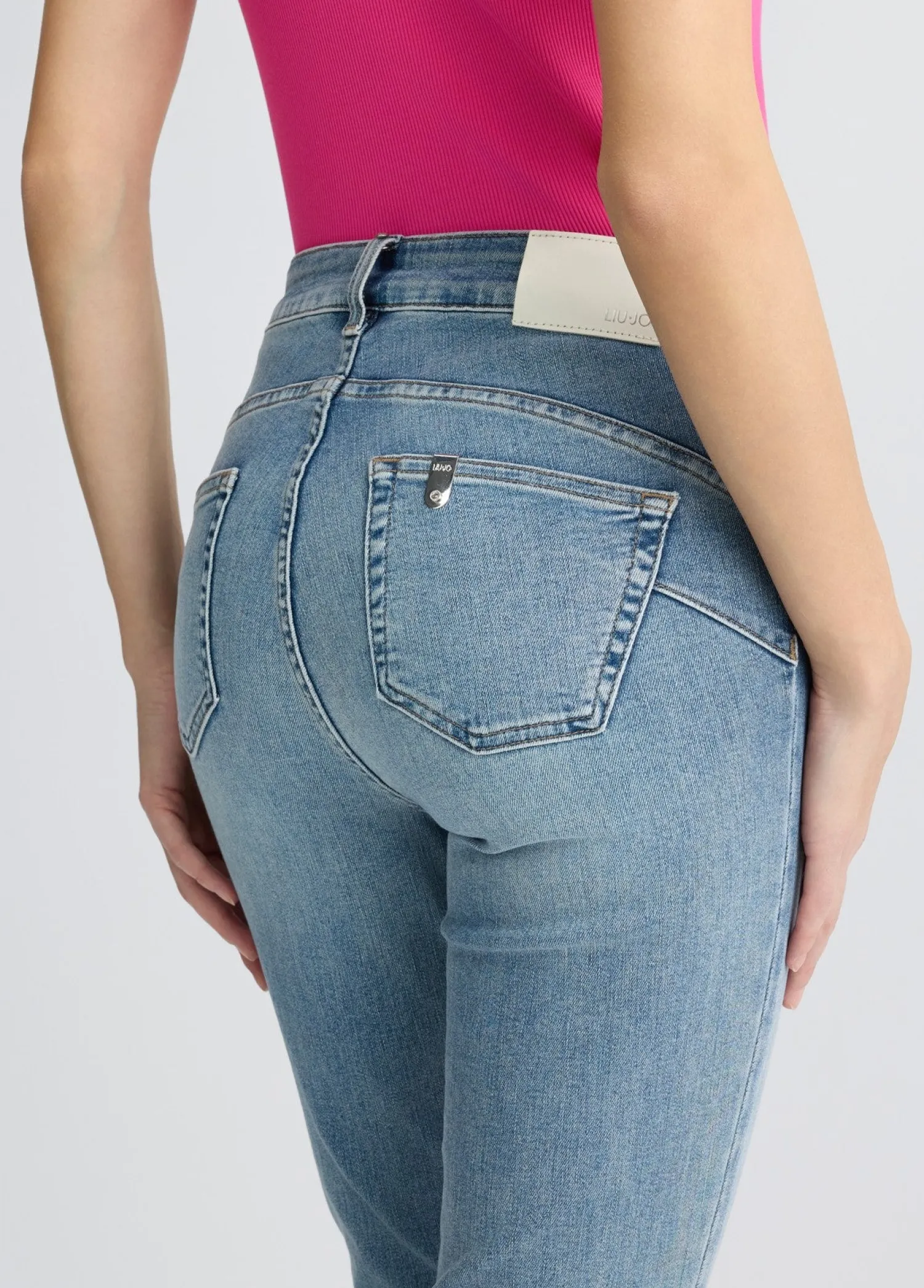 Hot Bootcut a Vita Alta / Donna Denim