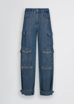 Cargo con Strass / Donna Denim