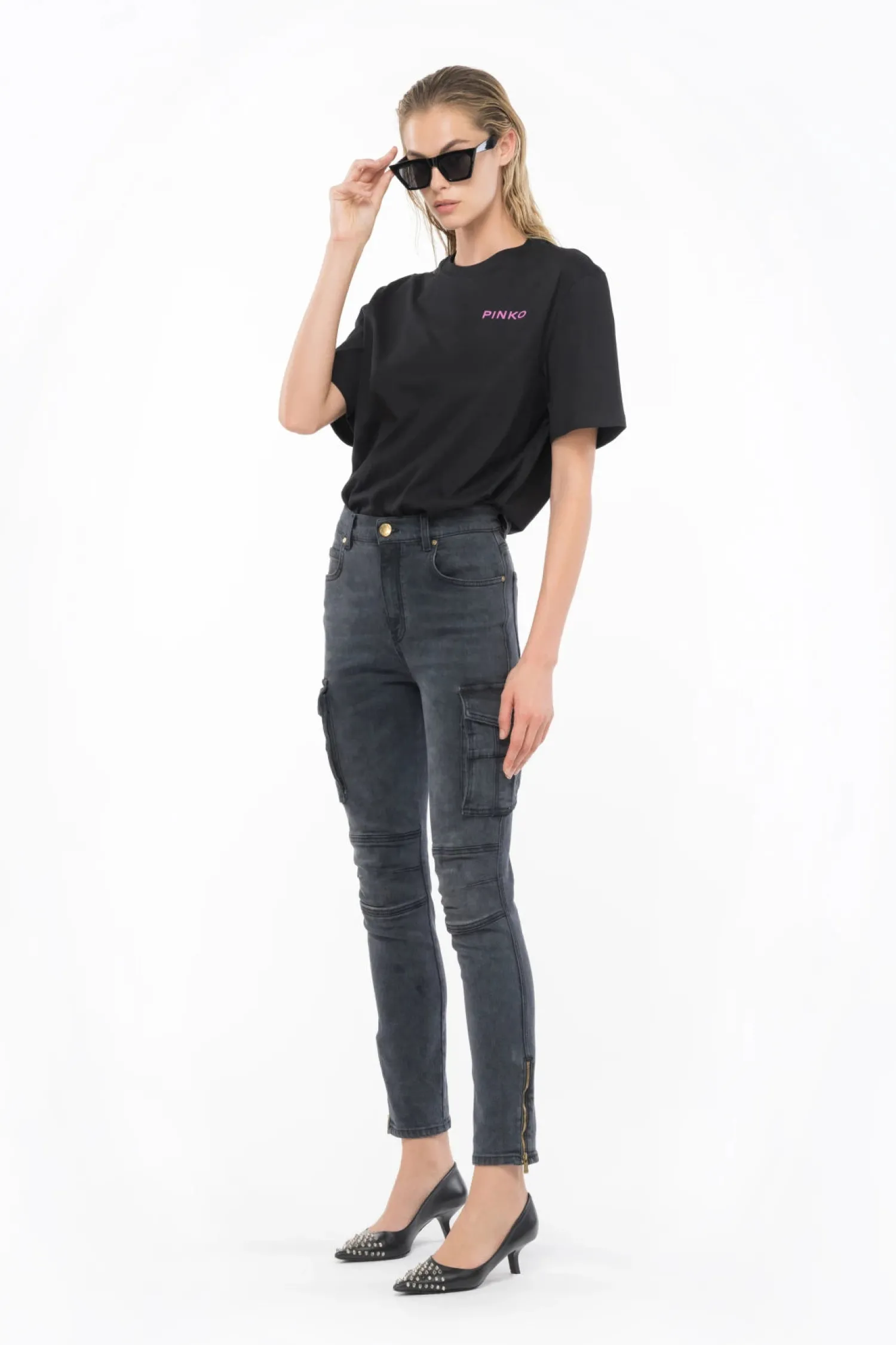 New Jeans Cargo Skinny / Donna Pantaloni