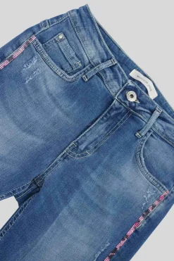 Hot Chiaro con Applicazione / Donna Denim