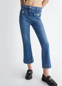 Online Cropped Svasati / Donna Denim