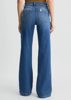 Outlet Flare con Cintura / Donna Denim