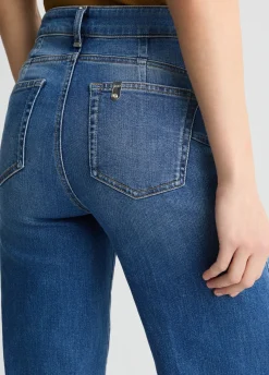 Outlet Flare con Cintura / Donna Denim