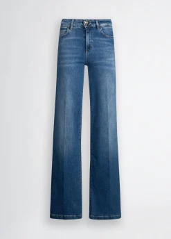 Outlet Flare con Cintura / Donna Denim