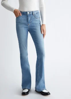 Outlet Flare Fit a Vita Alta / Donna Denim