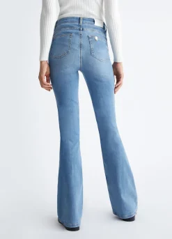 Outlet Flare Fit a Vita Alta / Donna Denim