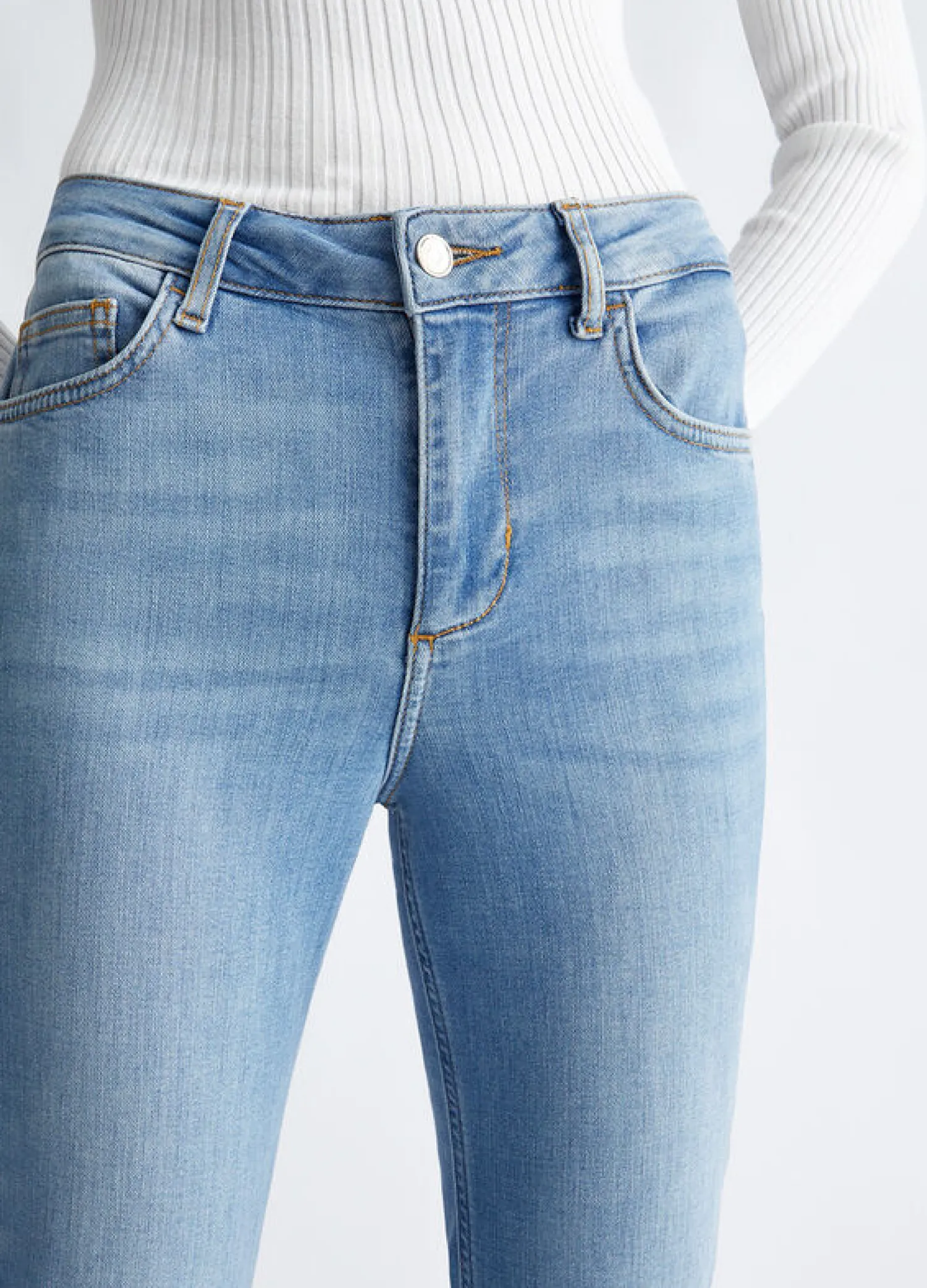 Outlet Flare Fit a Vita Alta / Donna Denim