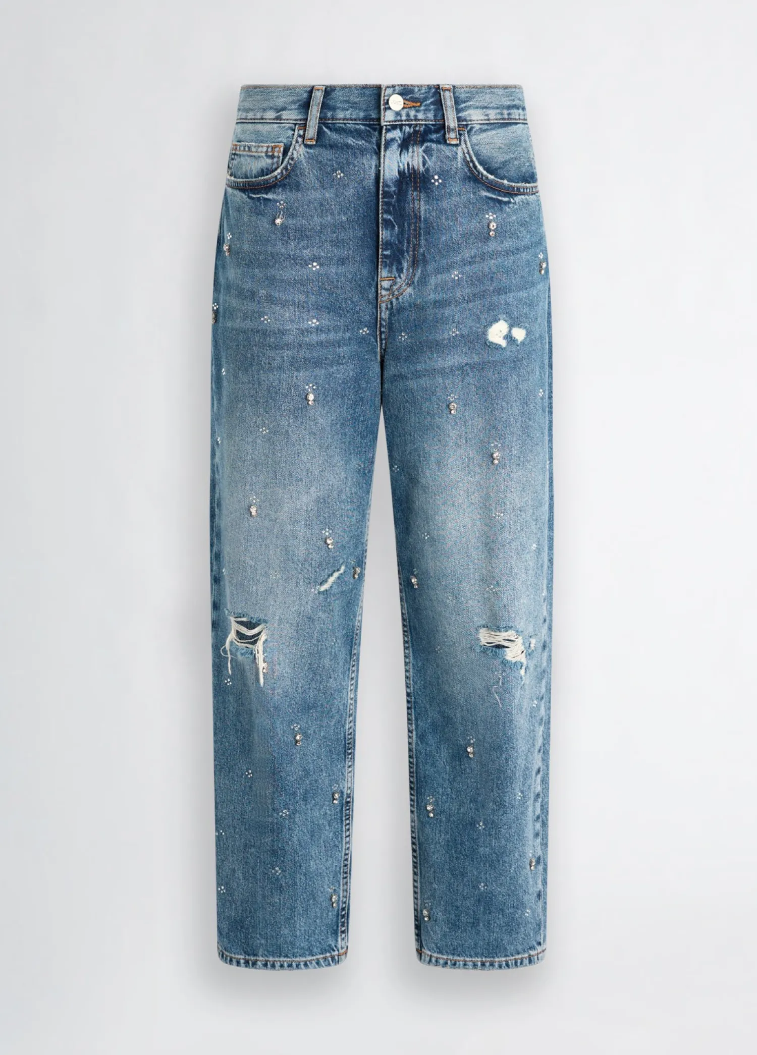 Sale Zebra Straight con Strass / Donna Denim