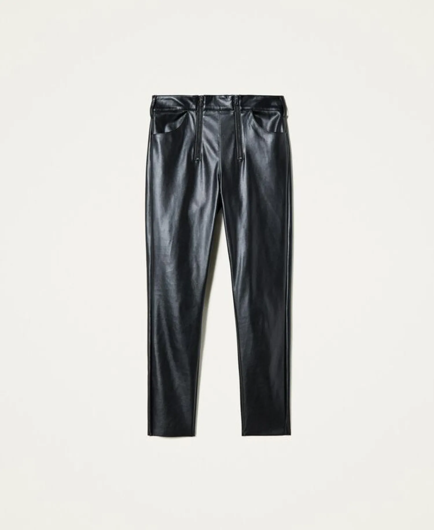 Discount Leggings Twin Set con Doppia Zip / Donna Pantaloni