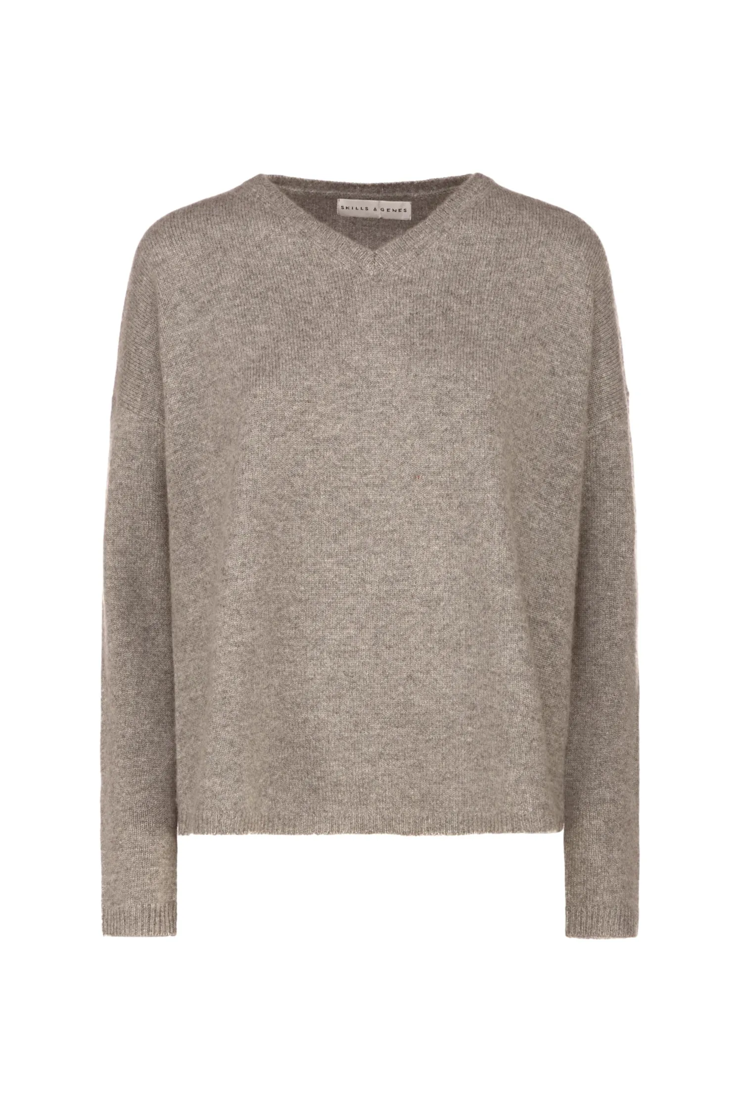Best Maglia 100% Cashmere con Scollo a V / Donna Maglieria