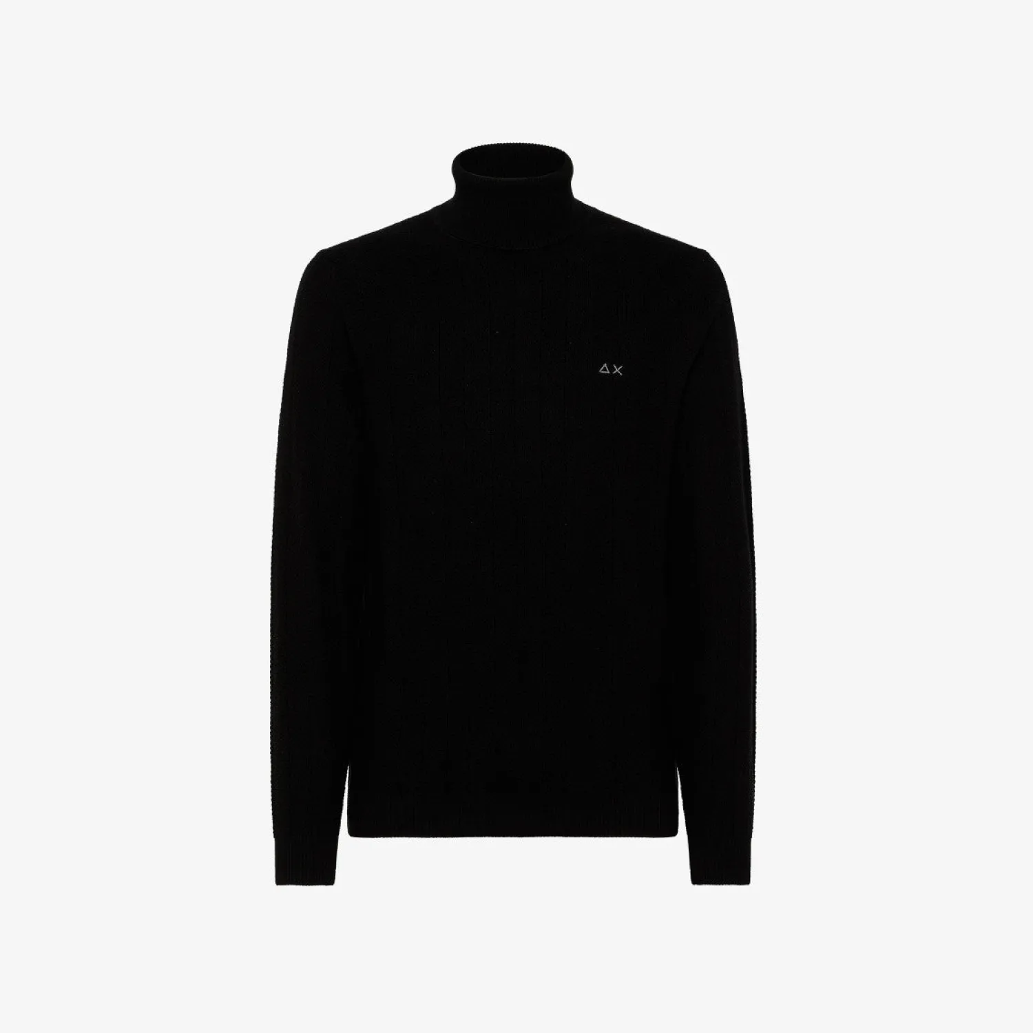 New Maglia a Collo Alto con Logo Sun 68 / Uomo Maglieria