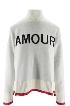 Discount Maglia a Collo Alto con Ricamo / Donna Maglieria