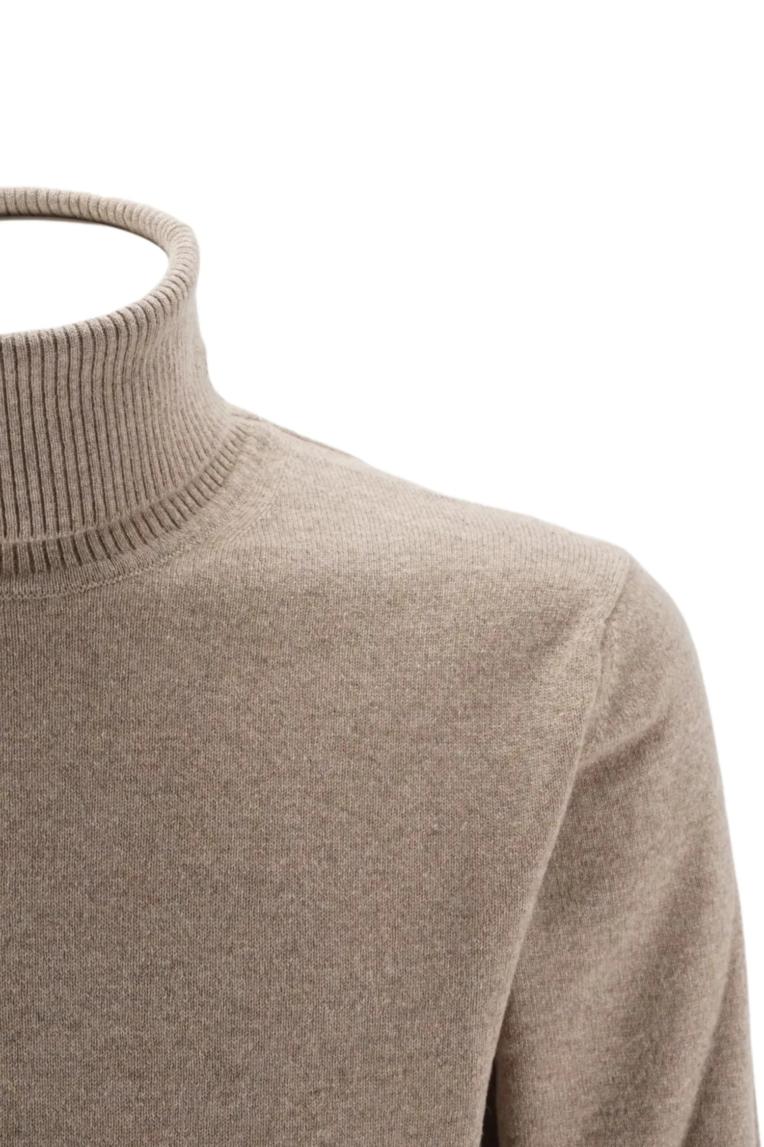 Clearance Maglia a Collo Alto in Cashmere Riciclato / Uomo Maglieria