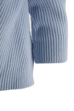 Discount Maglia a Costine con Collo Alto / Donna Maglieria