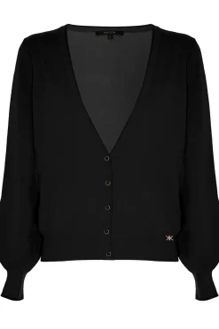 Outlet Maglia Cardigan con Bordature a Contrasto / Donna Maglieria