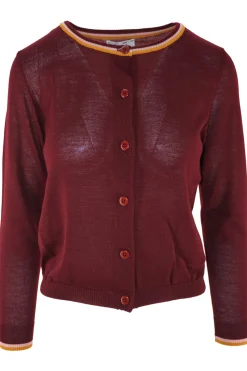 Discount Maglia Cardigan con Dettagli a Contrasto / Donna Maglieria