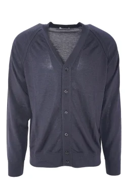 Outlet Maglia Cardigan in Lana / Uomo Maglieria