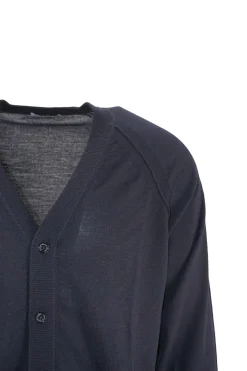 Outlet Maglia Cardigan in Lana / Uomo Maglieria