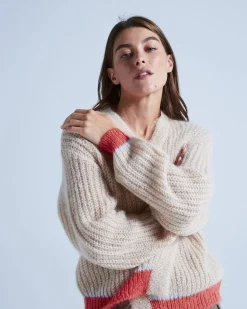 Discount Maglia Cardigan in Lana e Mohair / Donna Maglieria