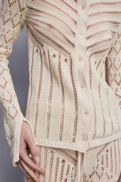 Best Maglia Cardigan Traforato / Donna Maglieria