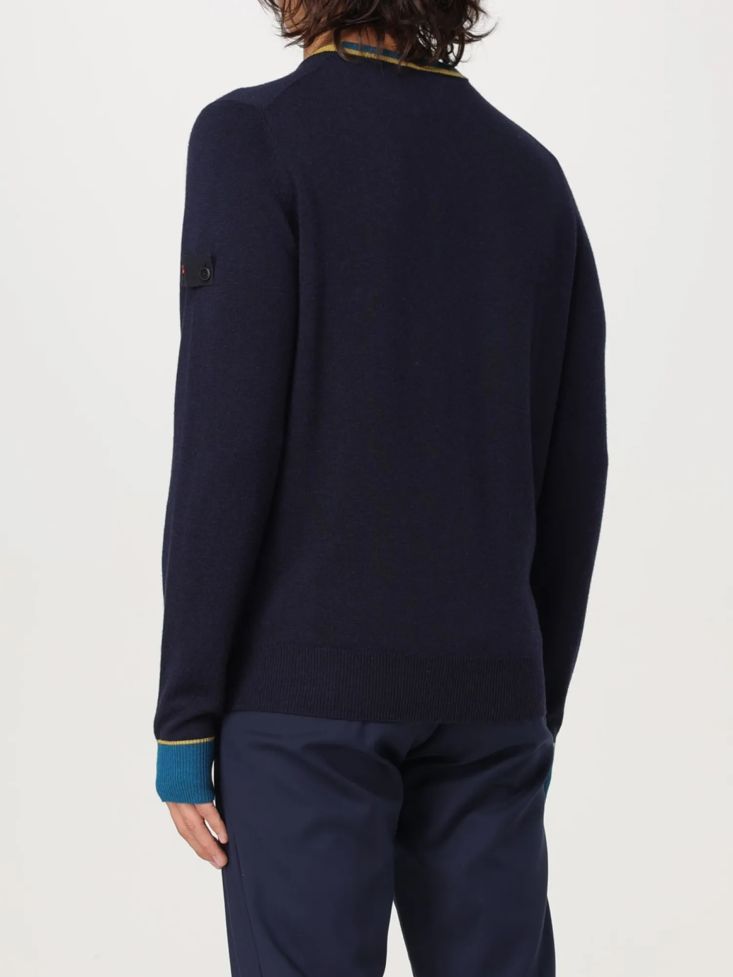 Maglia con Bordi a Contrasto / Uomo Maglieria
