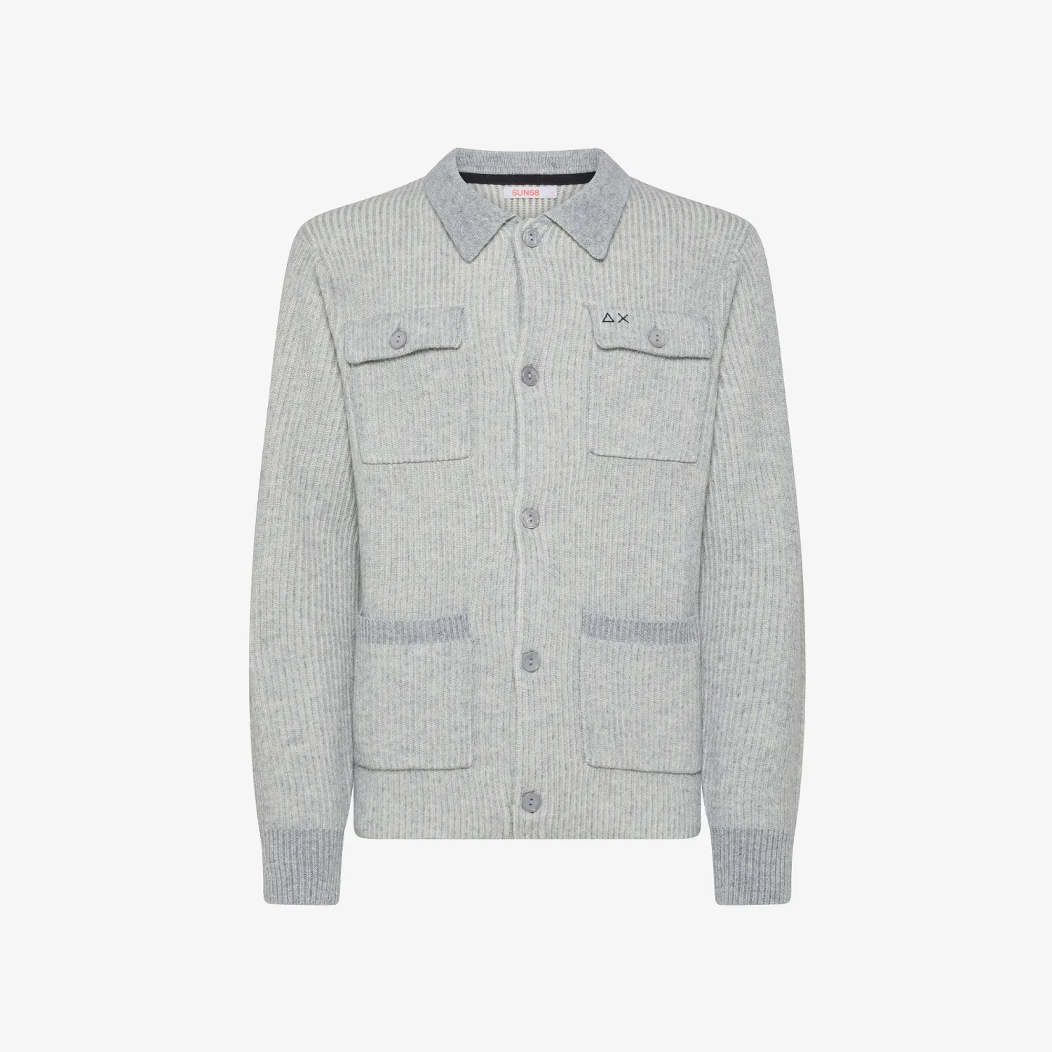 Hot Maglia con Bottoni e Collo Camicia / Uomo Maglieria
