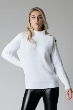 Clearance Maglia con Collo a Cratere / Donna Abiti