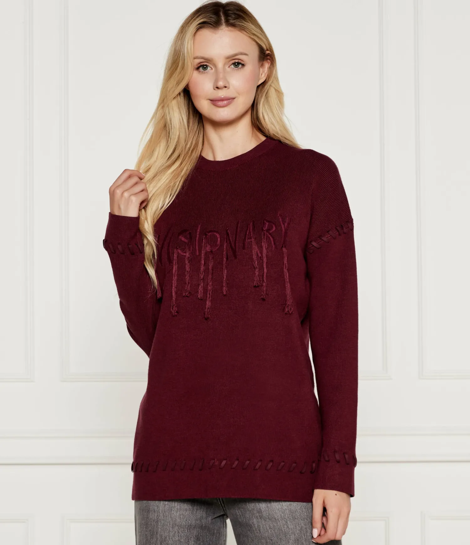 Best Maglia con Dettagli Rotture / Donna Maglieria
